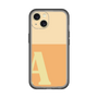 Slim Protection Premium Case［ オリジナル - initial two tone - A orange ］