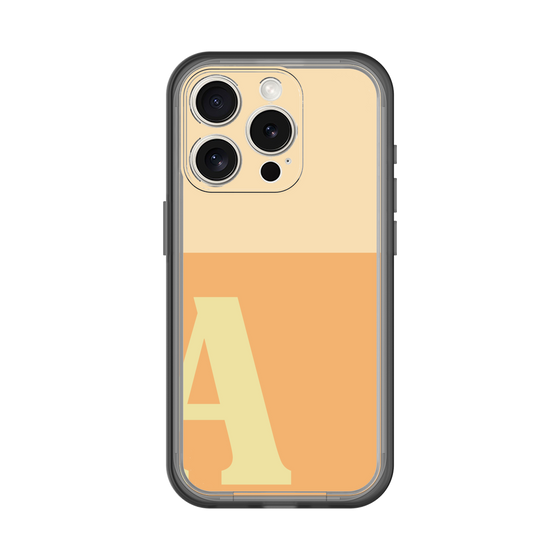 Slim Protection Premium Case［ オリジナル - initial two tone - A orange ］