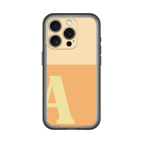 Slim Protection Premium Case［ オリジナル - initial two tone - A orange ］