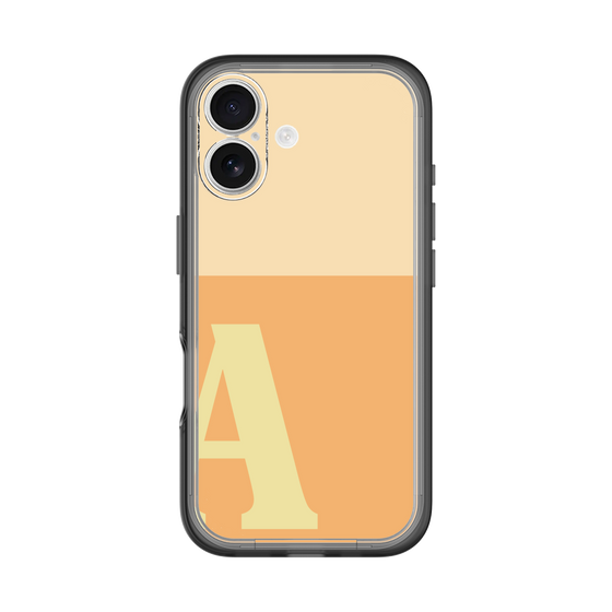 Slim Protection Premium Case［ オリジナル - initial two tone - A orange ］