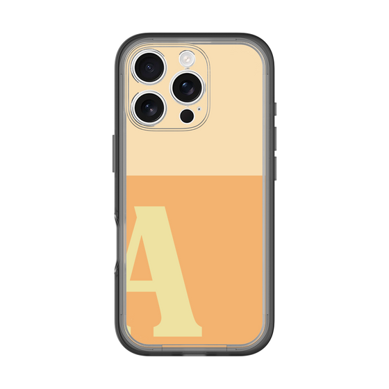 Slim Protection Premium Case［ オリジナル - initial two tone - A orange ］