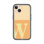 Slim Protection Premium Case［ オリジナル - initial two tone - W orange ］