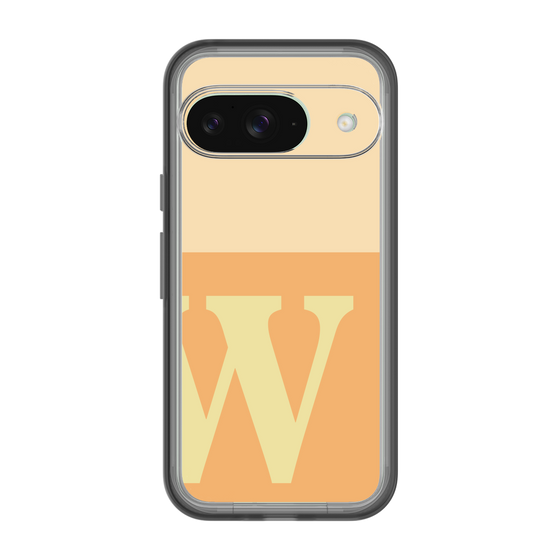 Slim Protection Premium Case［ オリジナル - initial two tone - W orange ］