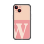 Slim Protection Premium Case［ オリジナル - initial two tone - W pink ］