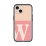 Slim Protection Premium Case［ オリジナル - initial two tone - W pink ］