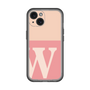 Slim Protection Premium Case［ オリジナル - initial two tone - W pink ］