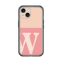 Slim Protection Premium Case［ オリジナル - initial two tone - W pink ］