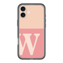 Slim Protection Premium Case［ オリジナル - initial two tone - W pink ］