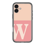 Slim Protection Premium Case［ オリジナル - initial two tone - W pink ］