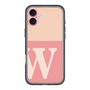 Slim Protection Premium Case［ オリジナル - initial two tone - W pink ］