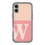 Slim Protection Premium Case［ オリジナル - initial two tone - W pink ］