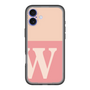 Slim Protection Premium Case［ オリジナル - initial two tone - W pink ］