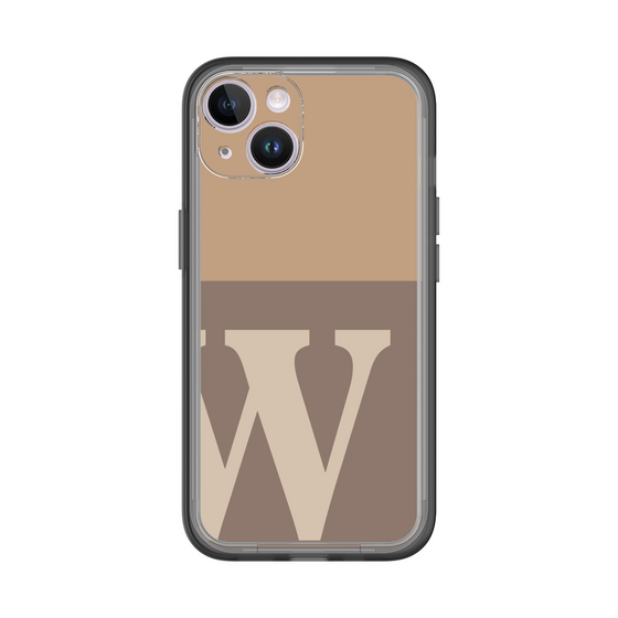 Slim Protection Premium Case［ オリジナル - initial two tone - W brown ］