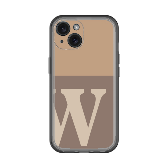 Slim Protection Premium Case［ オリジナル - initial two tone - W brown ］
