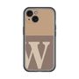 Slim Protection Premium Case［ オリジナル - initial two tone - W brown ］