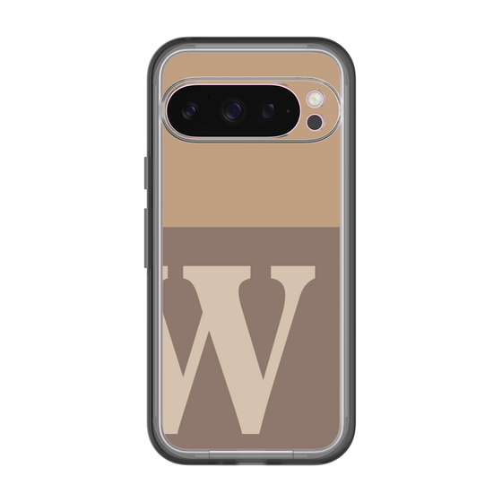 Slim Protection Premium Case［ オリジナル - initial two tone - W brown ］