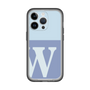 Slim Protection Premium Case［ オリジナル - initial two tone - W blue ］