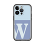 Slim Protection Premium Case［ オリジナル - initial two tone - W blue ］