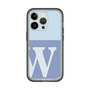 Slim Protection Premium Case［ オリジナル - initial two tone - W blue ］