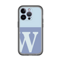 Slim Protection Premium Case［ オリジナル - initial two tone - W blue ］