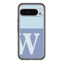 Slim Protection Premium Case［ オリジナル - initial two tone - W blue ］