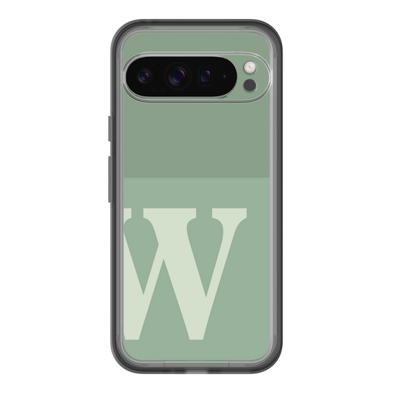 Slim Protection Premium Case［ オリジナル - initial two tone - W green ］
