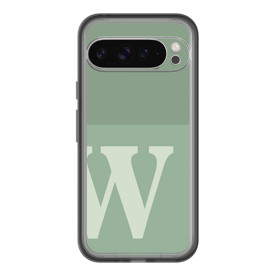 Slim Protection Premium Case［ オリジナル - initial two tone - W green ］