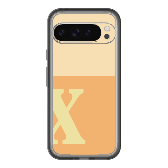 Slim Protection Premium Case［ オリジナル - initial two tone - X orange ］