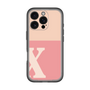 Slim Protection Premium Case［ オリジナル - initial two tone - X pink ］