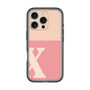 Slim Protection Premium Case［ オリジナル - initial two tone - X pink ］