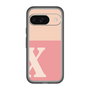 Slim Protection Premium Case［ オリジナル - initial two tone - X pink ］