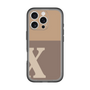 Slim Protection Premium Case［ オリジナル - initial two tone - X brown ］