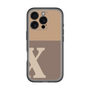 Slim Protection Premium Case［ オリジナル - initial two tone - X brown ］