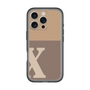Slim Protection Premium Case［ オリジナル - initial two tone - X brown ］