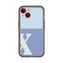 Slim Protection Premium Case［ オリジナル - initial two tone - X blue ］