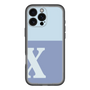 Slim Protection Premium Case［ オリジナル - initial two tone - X blue ］