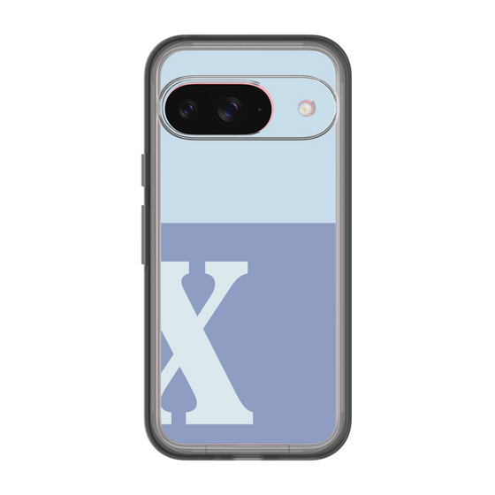 Slim Protection Premium Case［ オリジナル - initial two tone - X blue ］