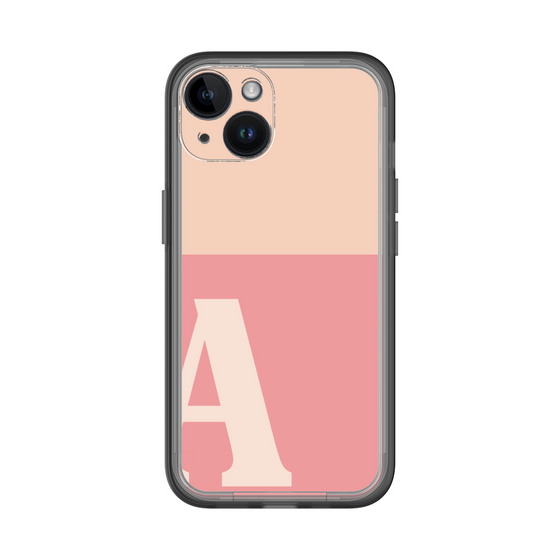 Slim Protection Premium Case［ オリジナル - initial two tone - A pink ］