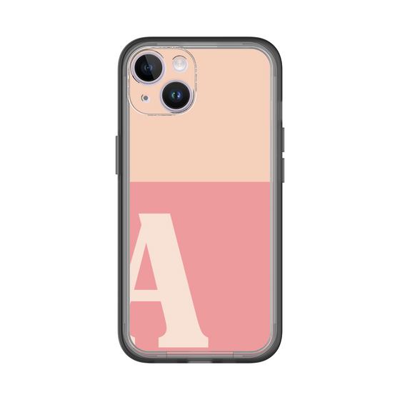 Slim Protection Premium Case［ オリジナル - initial two tone - A pink ］