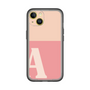 Slim Protection Premium Case［ オリジナル - initial two tone - A pink ］