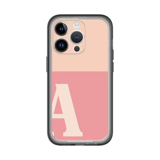 Slim Protection Premium Case［ オリジナル - initial two tone - A pink ］