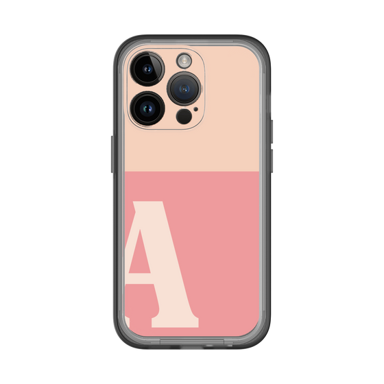 Slim Protection Premium Case［ オリジナル - initial two tone - A pink ］