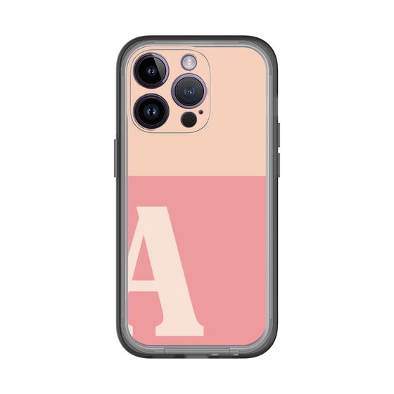 Slim Protection Premium Case［ オリジナル - initial two tone - A pink ］