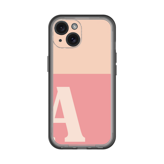 Slim Protection Premium Case［ オリジナル - initial two tone - A pink ］