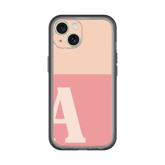 Slim Protection Premium Case［ オリジナル - initial two tone - A pink ］