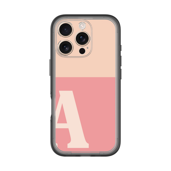 Slim Protection Premium Case［ オリジナル - initial two tone - A pink ］