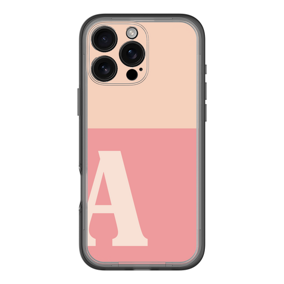 Slim Protection Premium Case［ オリジナル - initial two tone - A pink ］
