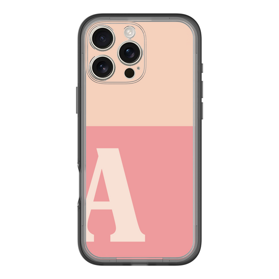 Slim Protection Premium Case［ オリジナル - initial two tone - A pink ］