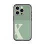 Slim Protection Premium Case［ オリジナル - initial two tone - X green ］