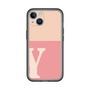 Slim Protection Premium Case［ オリジナル - initial two tone - Y pink ］